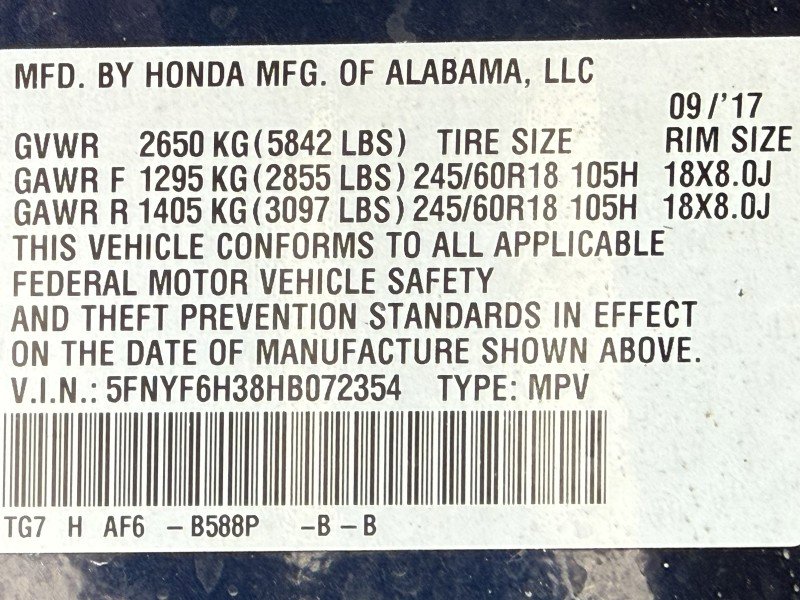 Used 2017 Honda Pilot EX image 40