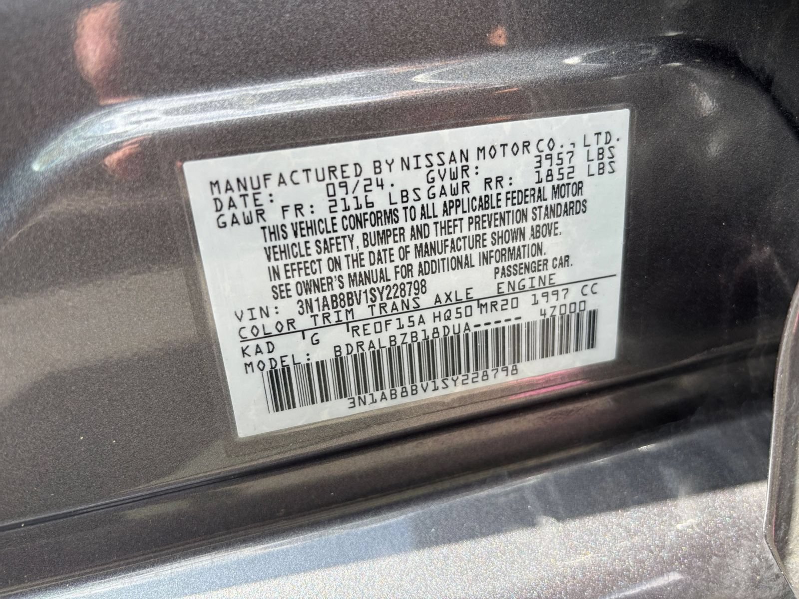 Used 2025 Nissan Sentra S FWD image 26