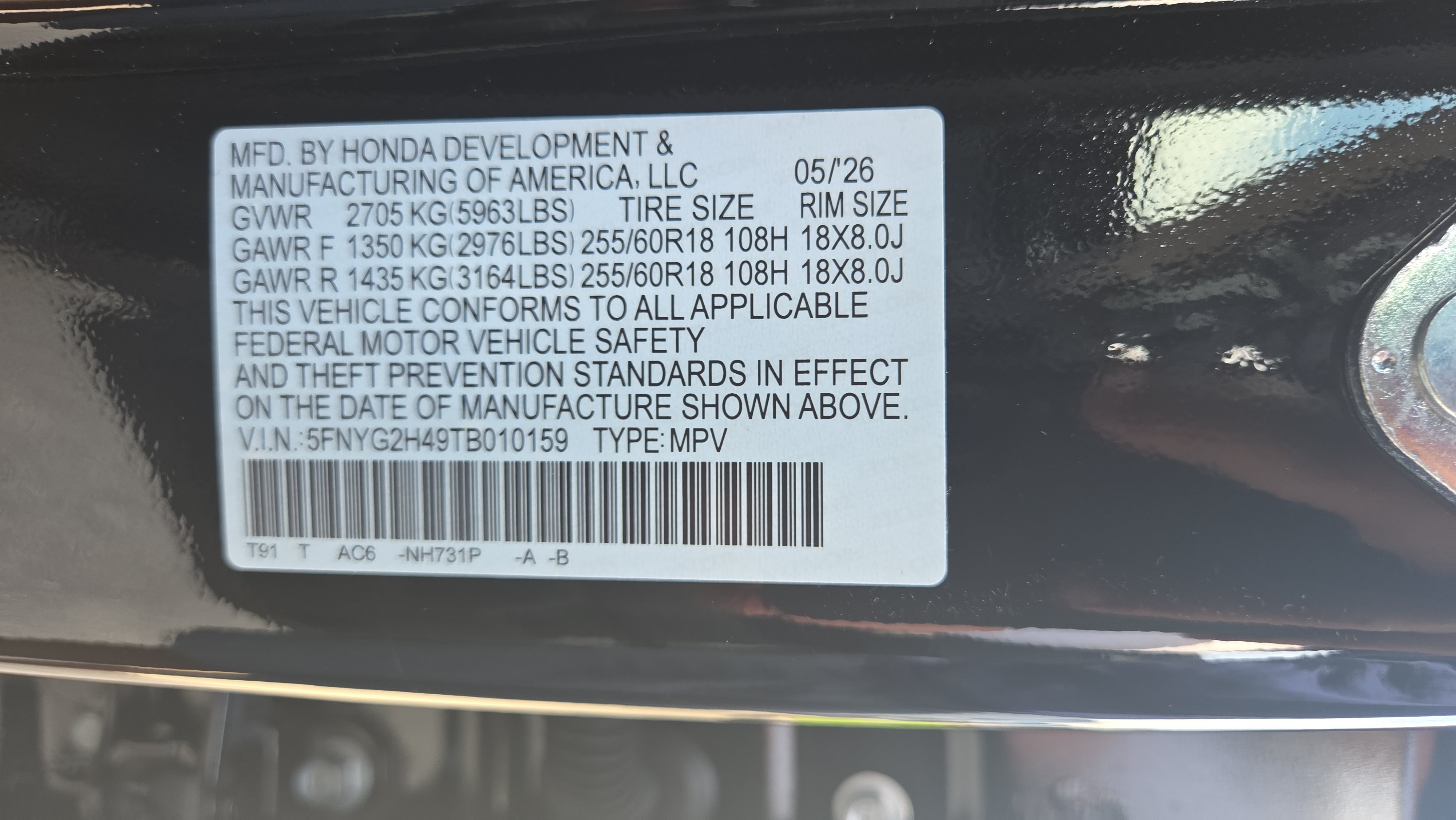 New 2026 Honda Pilot EX-L image 18