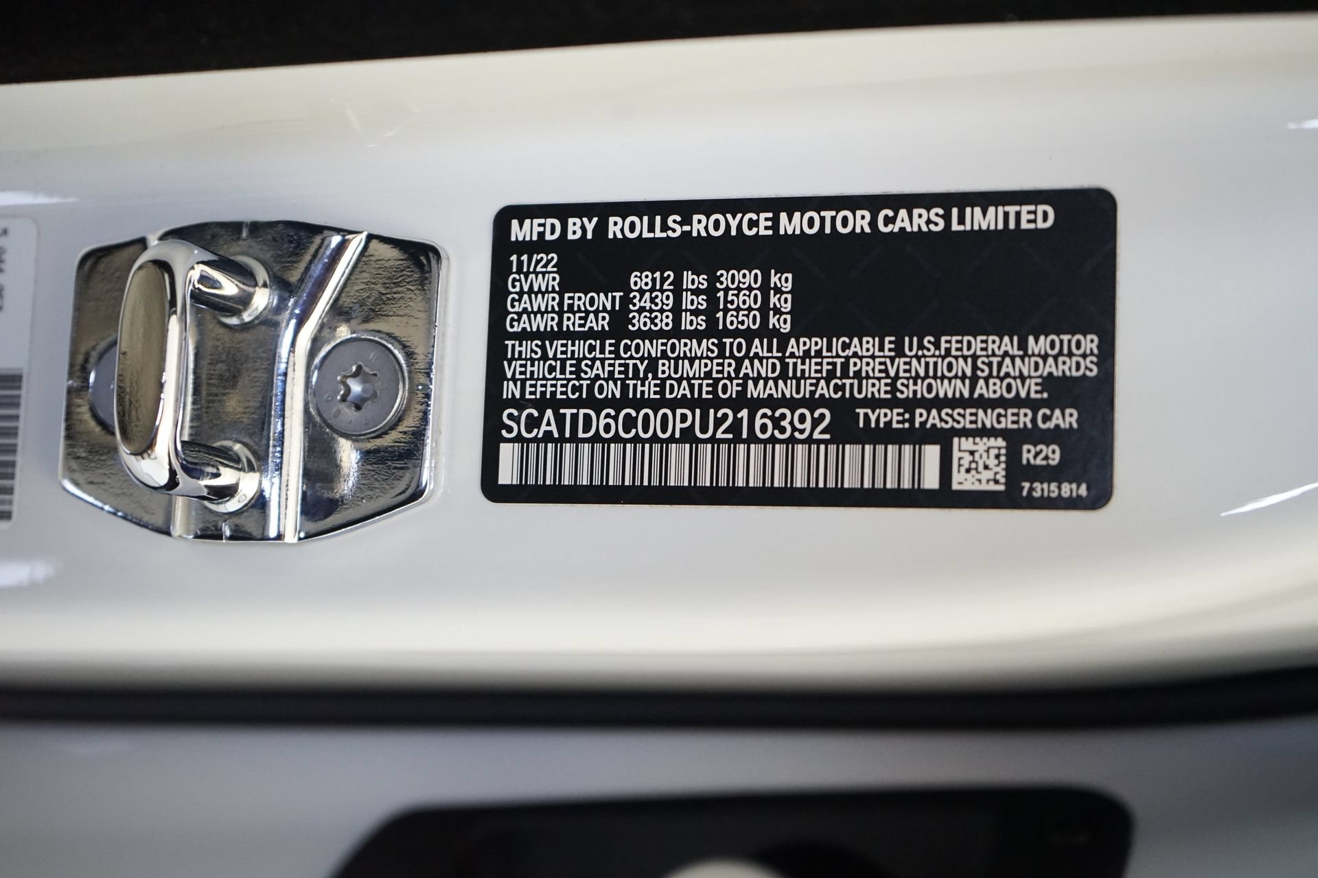 Used 2023 Rolls-Royce Ghost Black Badge w/ Black Badge Ghost Package AWD/4WD image 42