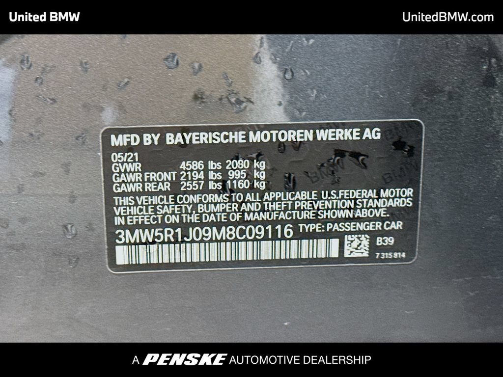 Used 2021 BMW 330i Sedan w/ Convenience Package RWD image 15
