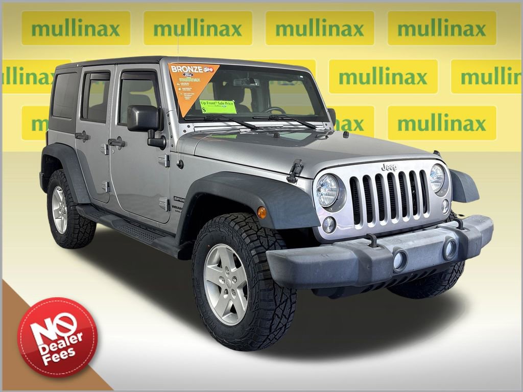 Used 2016 Jeep Wrangler Unlimited Sport w/ Quick Order Package 24S AWD/4WD image 1