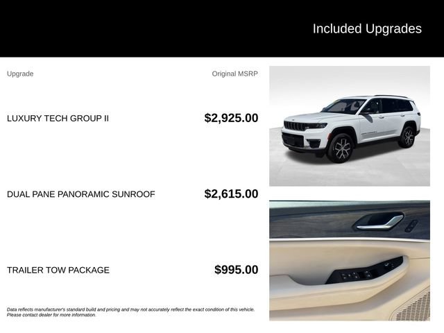 Used 2024 Jeep Grand Cherokee L Limited w/ Luxury Tech Group II AWD/4WD image 5