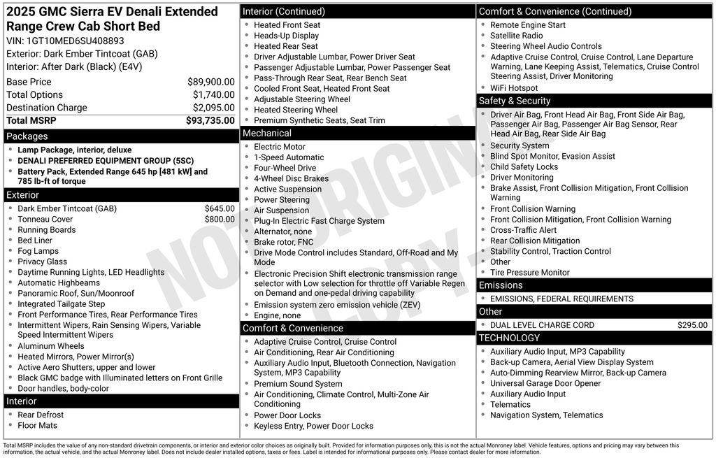 New 2025 GMC Sierra EV Denali image 2