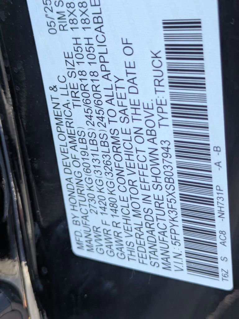 Used 2025 Honda Ridgeline RTL image 35