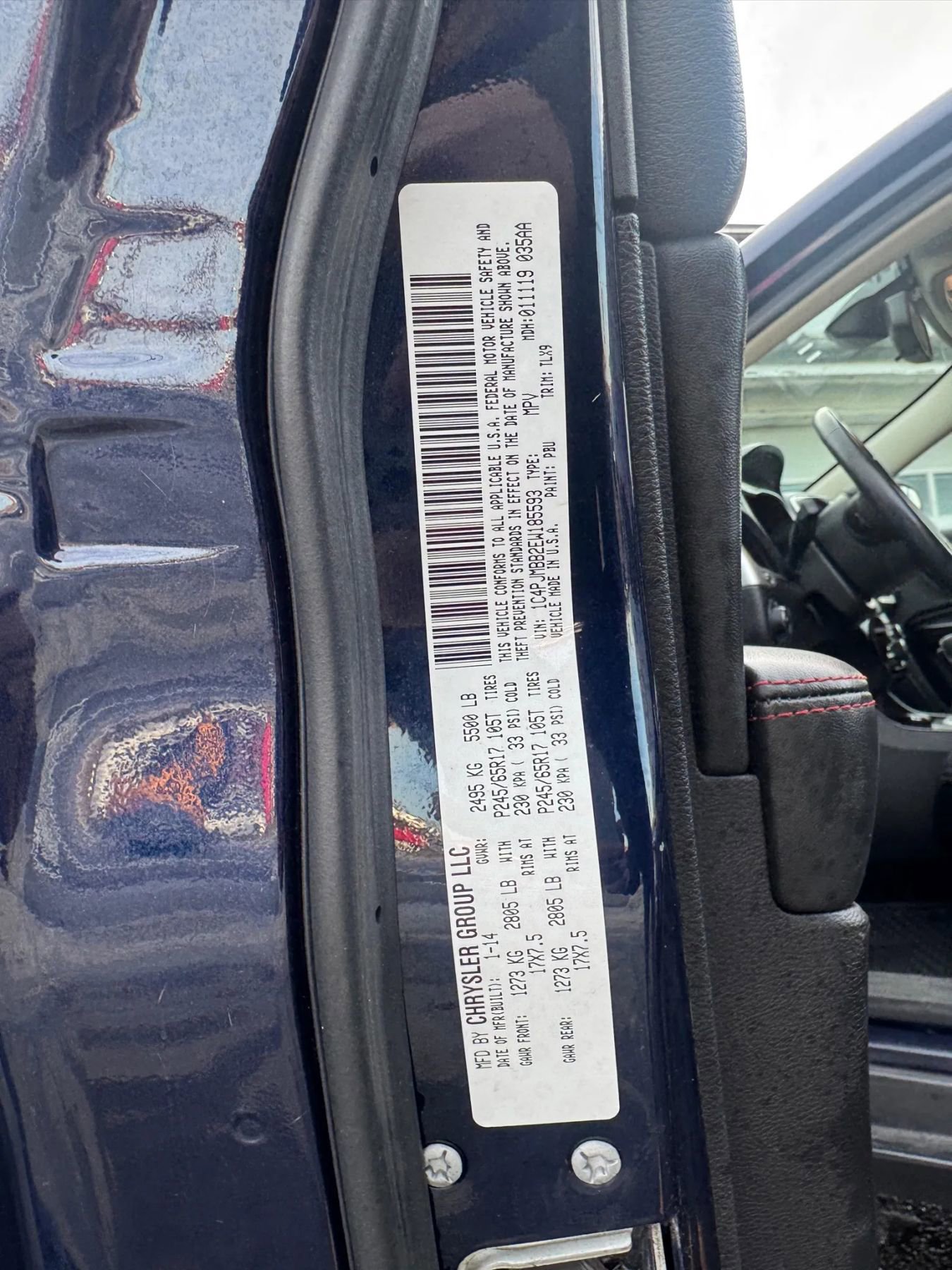 Used 2014 Jeep Cherokee Trailhawk w/ Leather Interior Group image 27