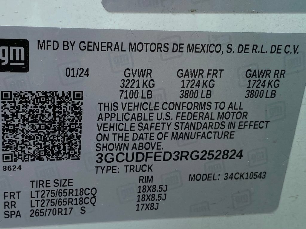 Used 2024 Chevrolet Silverado 1500 LT Trail Boss w/ Protection Package AWD/4WD image 43