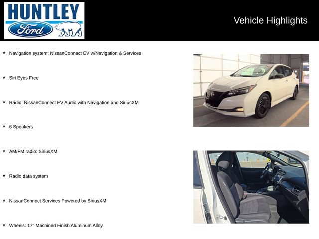 Used 2025 Nissan Leaf SV Plus FWD image 2