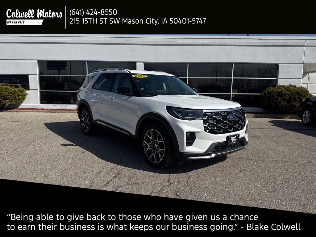 Used 2025 Ford Explorer Platinum w/ Ultimate Package