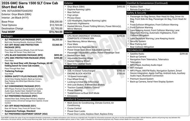 New 2026 GMC Sierra 1500 SLT w/ SLT Premium Plus Package AWD/4WD image 26