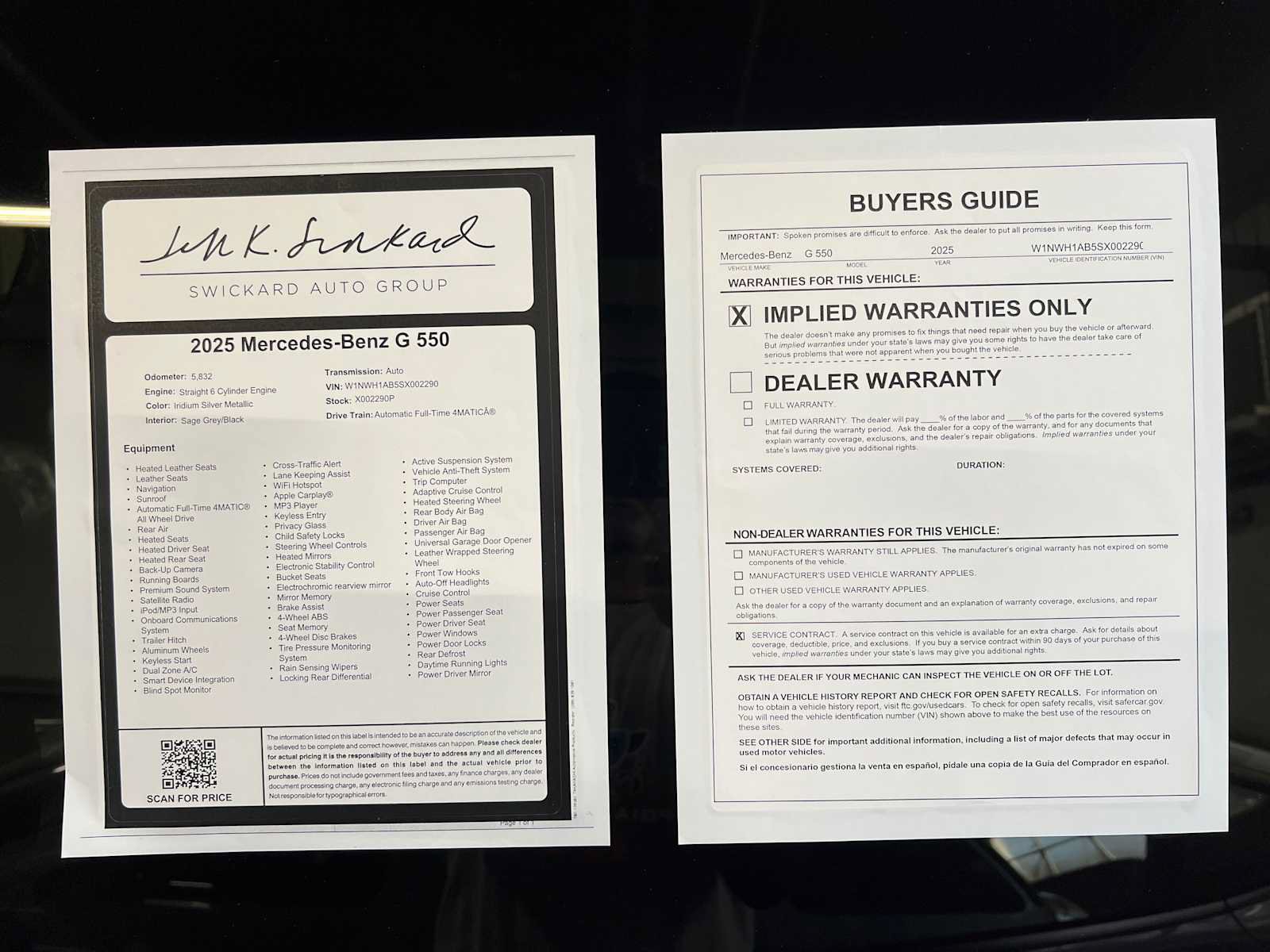 Used 2025 Mercedes-Benz G 550 image 47