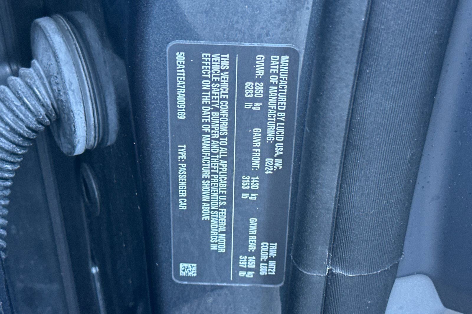 Used 2024 Lucid Air Touring image 54