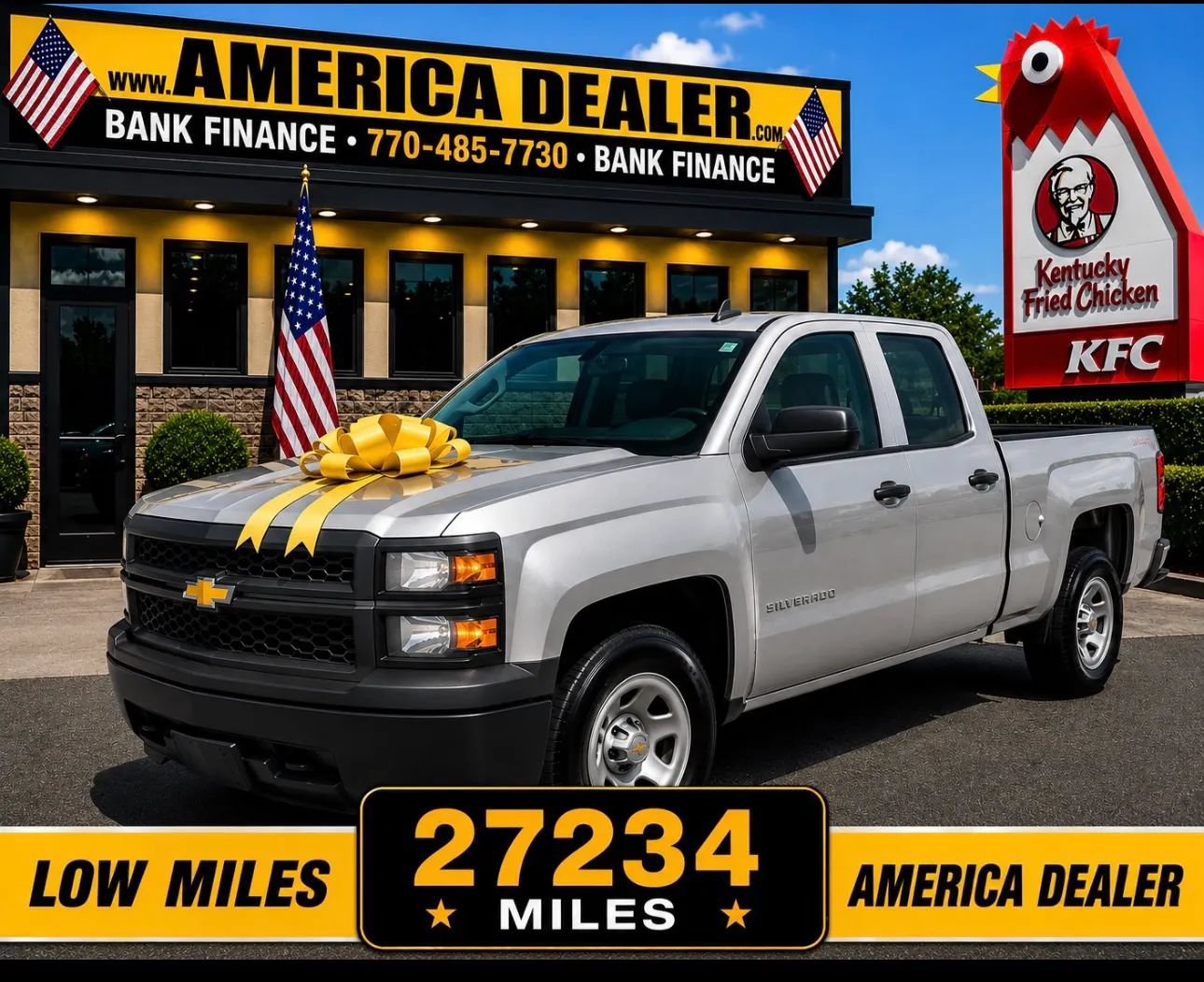 Used 2015 Chevrolet Silverado 1500 W/T w/ Trailering Package RWD image 2