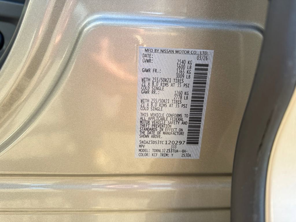 New 2026 Nissan Murano Platinum w/ Cargo Package image 24