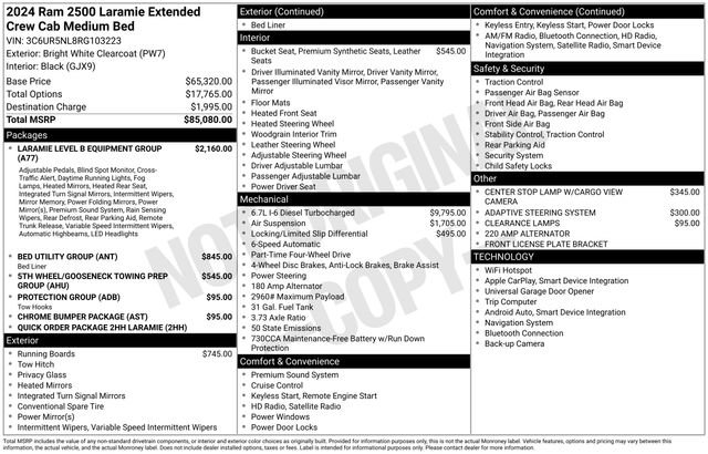 Used 2024 RAM 2500 Laramie image 5