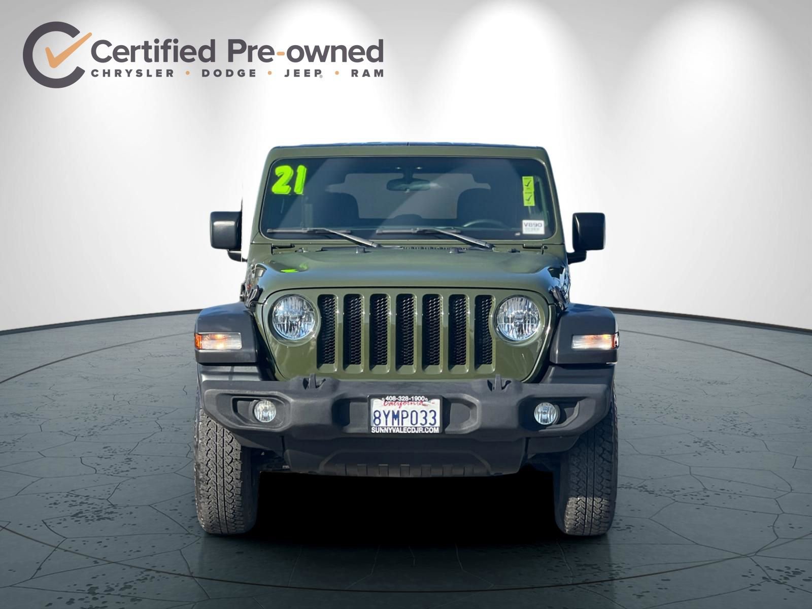 Certified 2021 Jeep Wrangler Sport AWD/4WD image 9