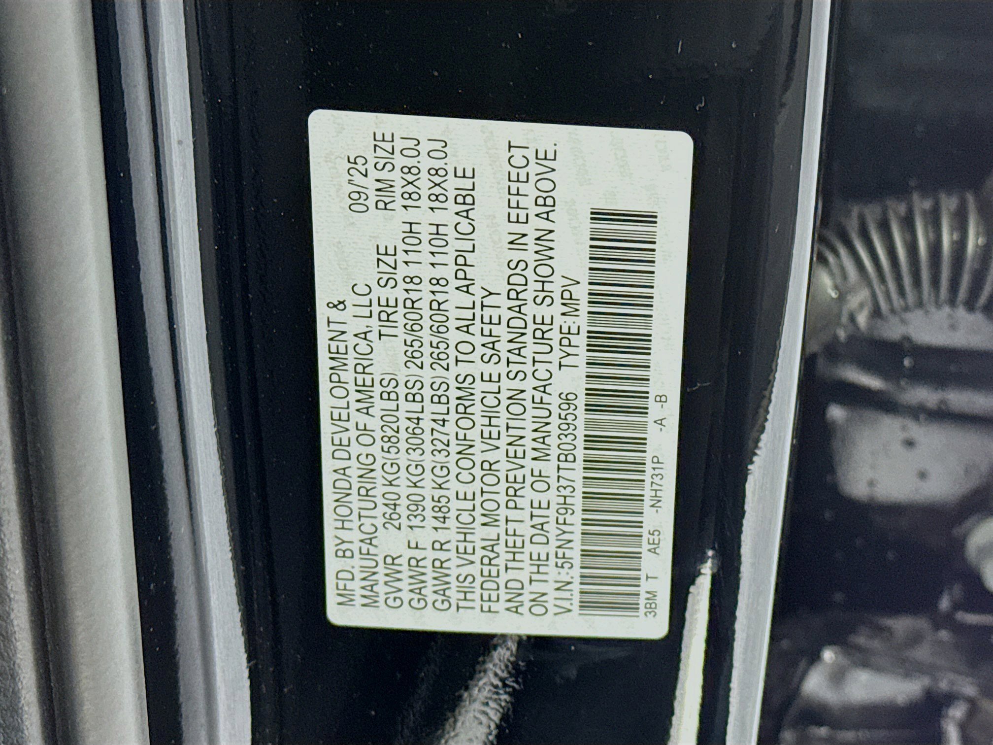 New 2026 Honda Passport RTL image 32