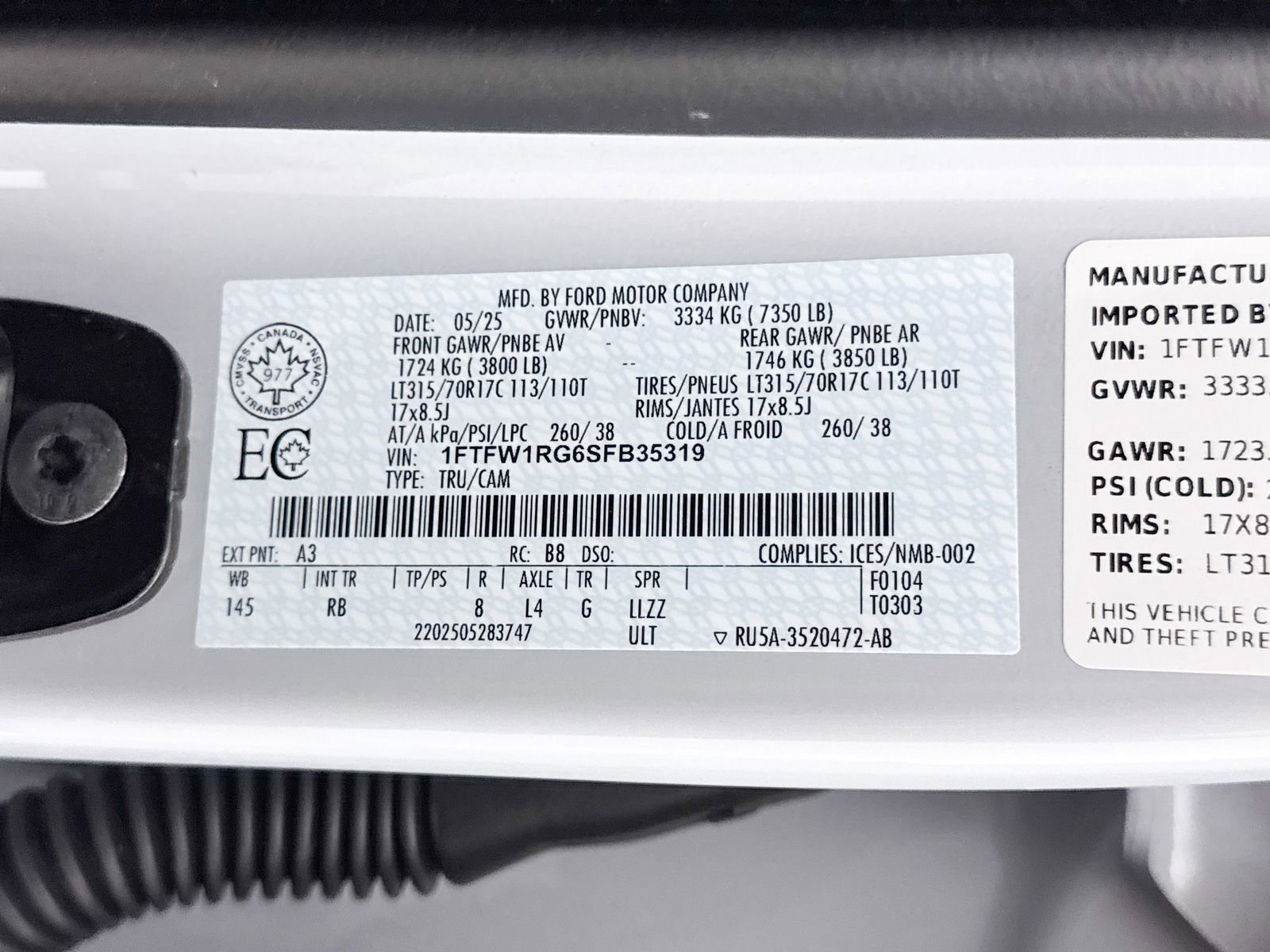 Used 2025 Ford F150 Raptor image 40