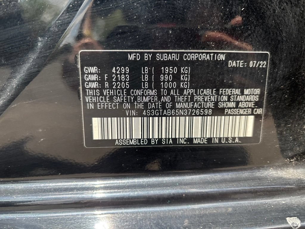 Used 2022 Subaru Impreza 2.0i AWD/4WD image 21