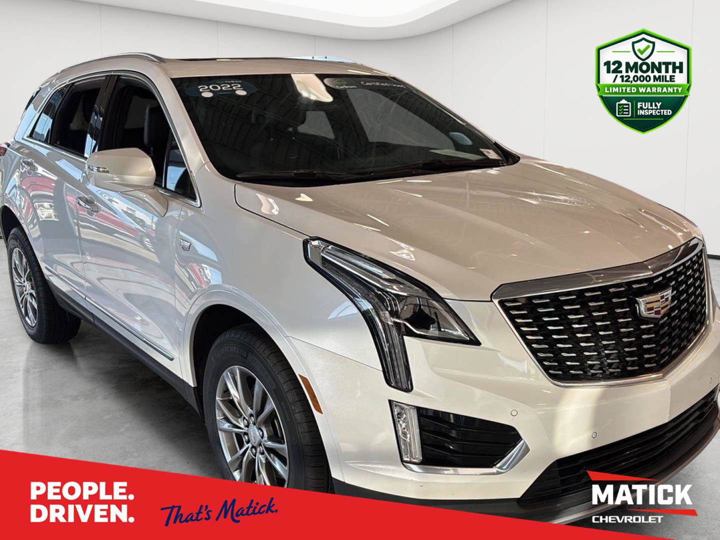 Certified 2022 Cadillac XT5 Premium Luxury w/ LPO, Floor Liner Package