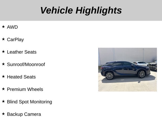 Used 2025 Lexus RX 350 w/ Convenience Package AWD/4WD image 5