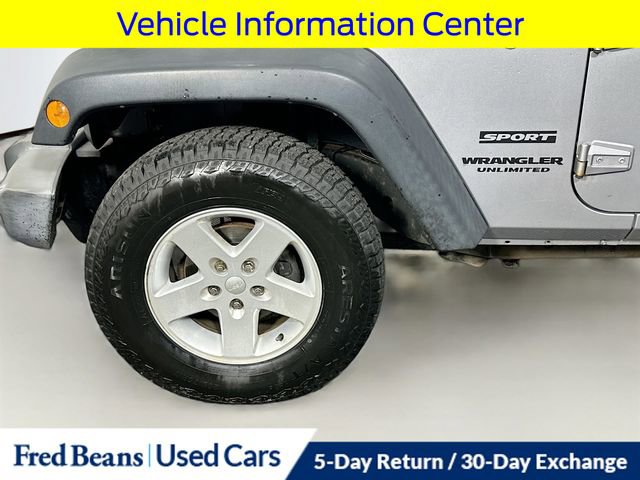 Used 2016 Jeep Wrangler Unlimited Sport w/ Quick Order Package 24S AWD/4WD image 33