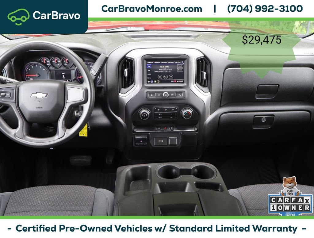 Certified 2020 Chevrolet Silverado 1500 Custom w/ Custom Value Package AWD/4WD image 19