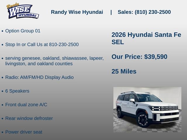 New 2026 Hyundai Santa Fe SEL AWD/4WD image 5