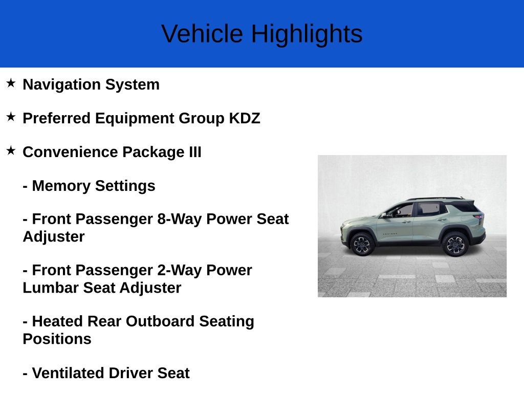 New 2026 Chevrolet Equinox ACTIV w/ Convenience Package III image 2