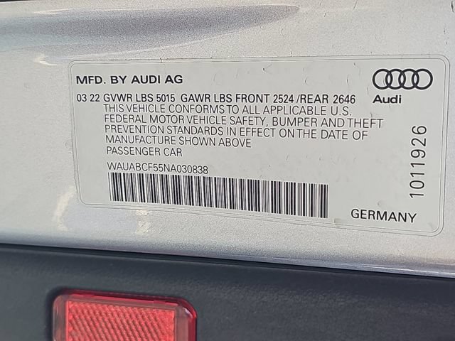 Used 2022 Audi A5 2.0T Premium w/ Convenience Package AWD/4WD image 38