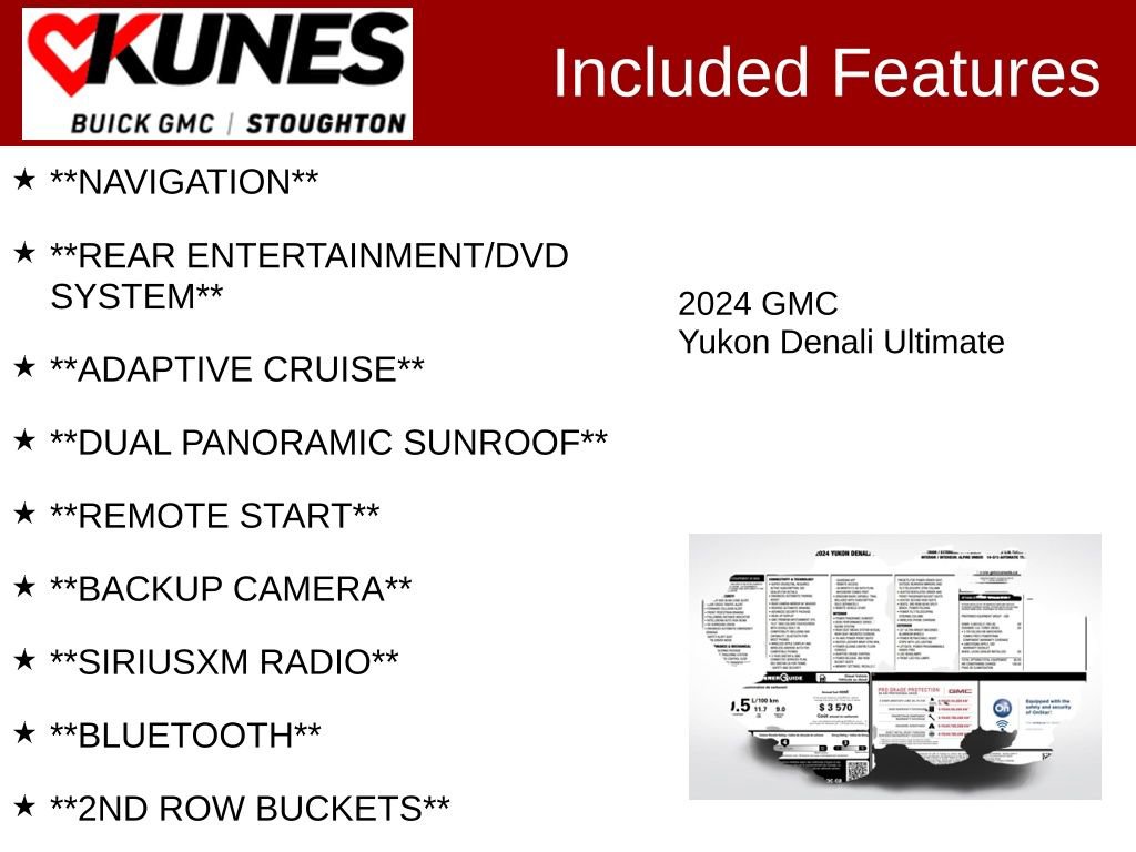 Used 2024 GMC Yukon Denali Ultimate image 2