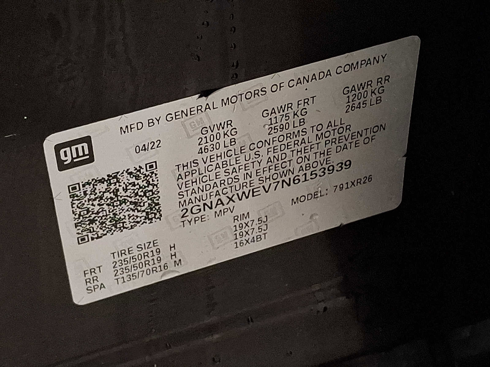 Used 2022 Chevrolet Equinox RS w/ RS Leather Package image 26