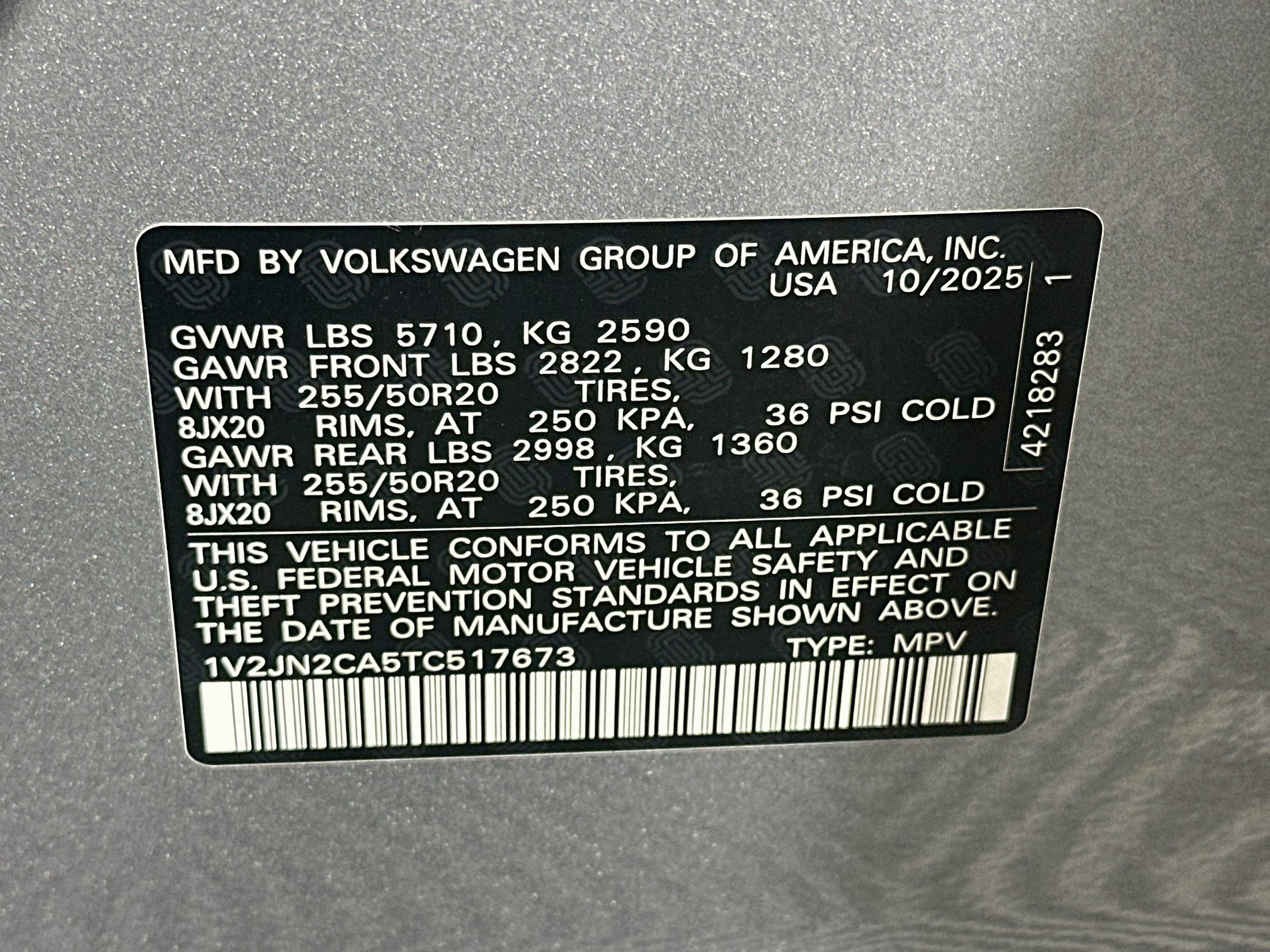 Used 2026 Volkswagen Atlas SE FWD image 12