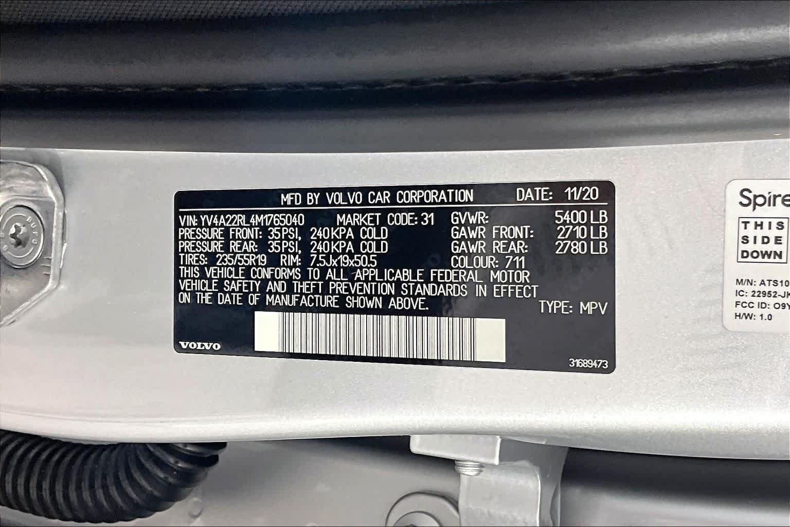 Used 2021 Volvo XC60 T6 Inscription AWD/4WD image 34