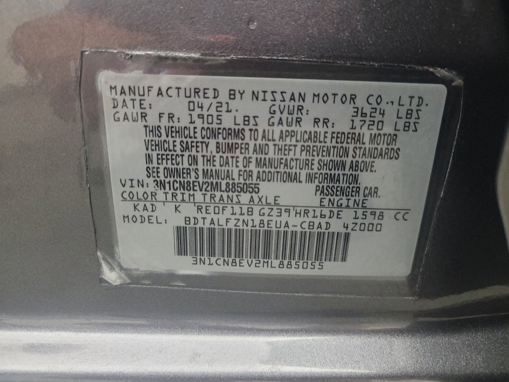 Used 2021 Nissan Versa SV FWD image 33