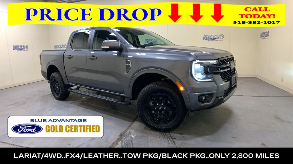 Certified 2025 Ford Ranger Lariat w/ FX4 Off-Road Package AWD/4WD image 1
