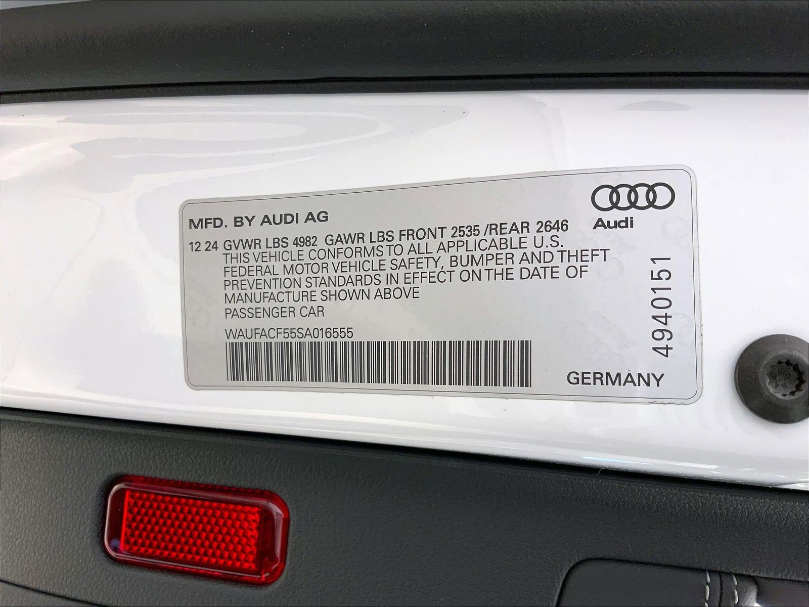 Certified 2025 Audi A5 2.0T Premium Plus w/ Premium Plus AWD/4WD image 31