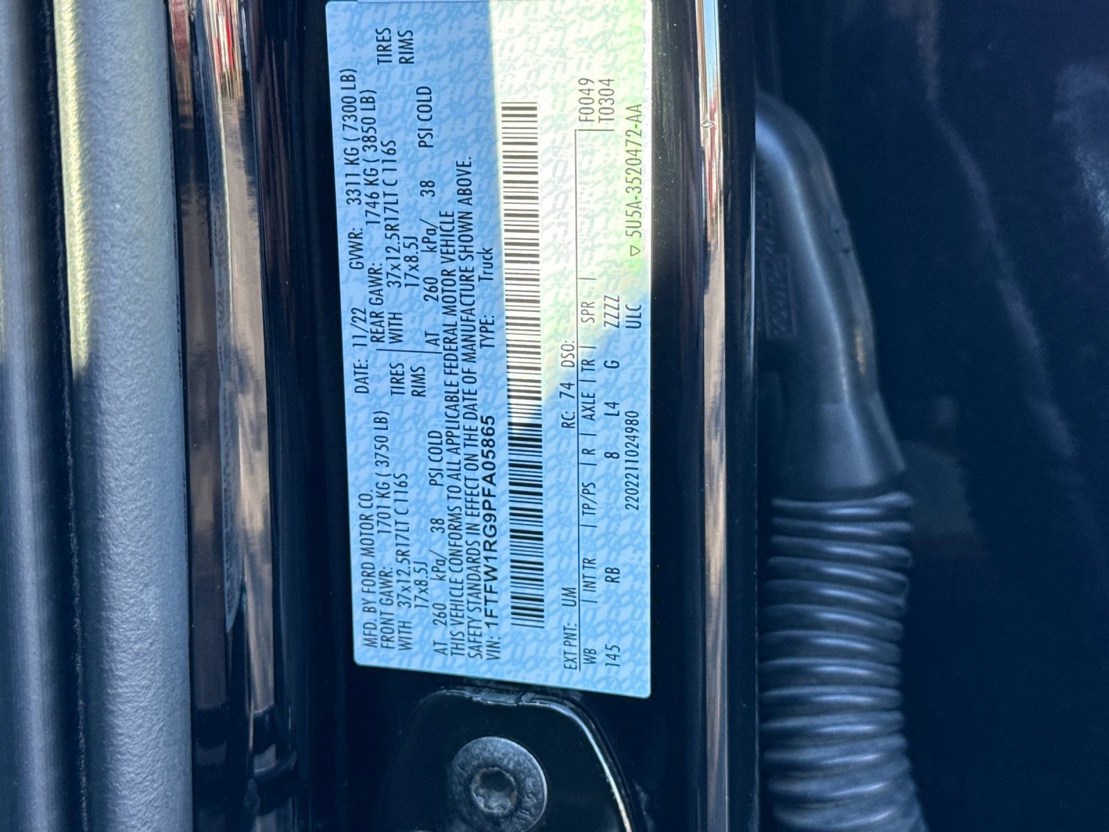 Used 2023 Ford F150 Raptor w/ Raptor 37 Performance Package image 37