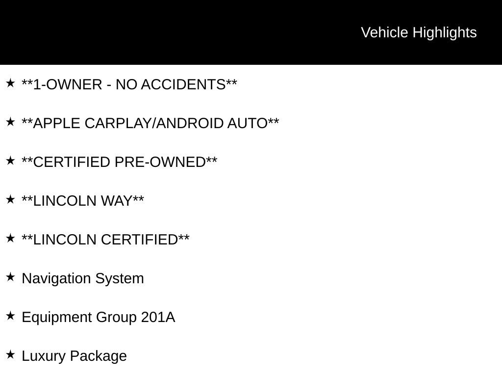 Certified 2022 Lincoln Corsair Reserve w/ Equipment Group 201A image 9