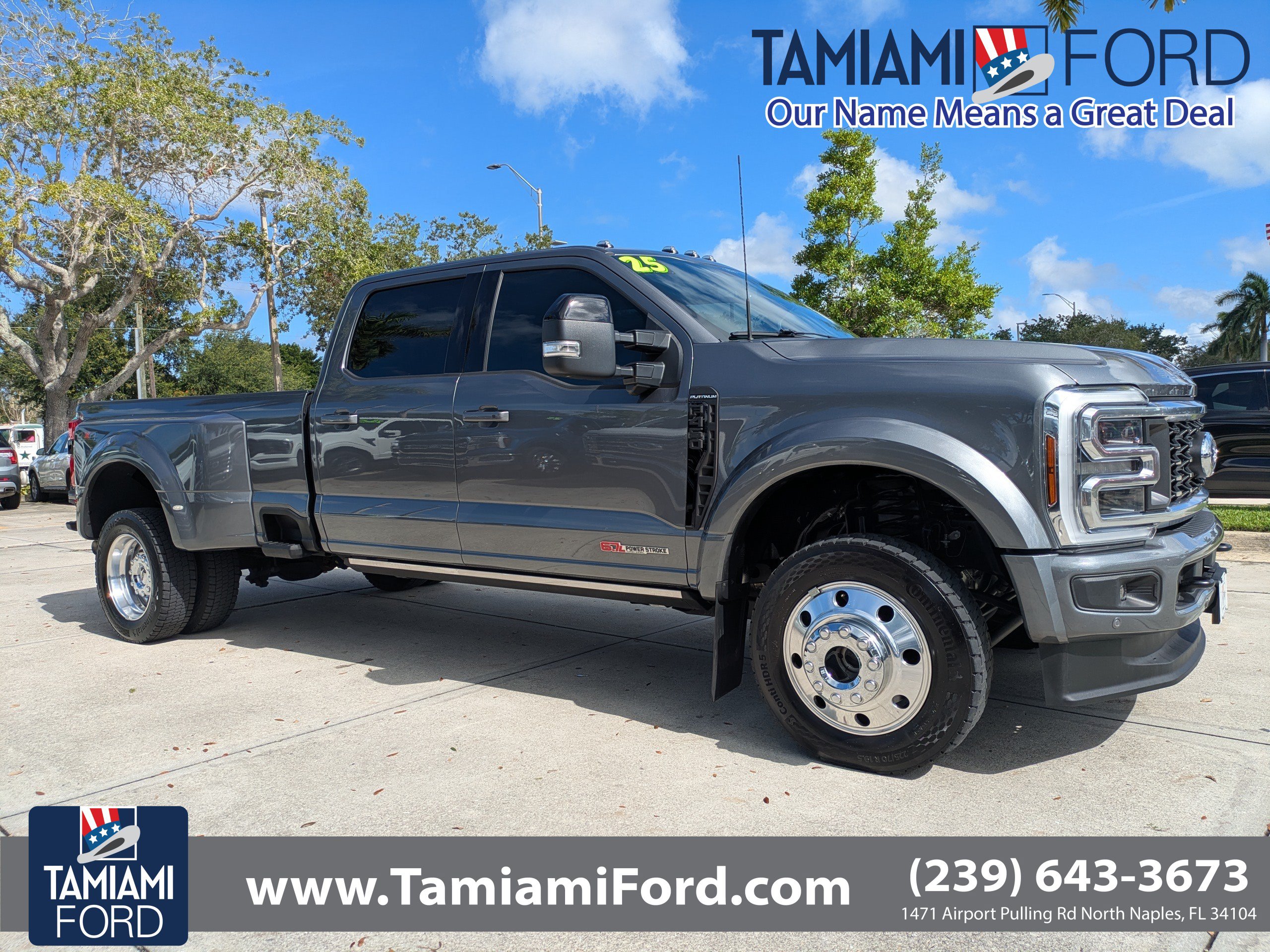 Used 2025 Ford F450 Platinum w/ Camper Package AWD/4WD video 1