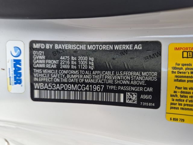 Used 2021 BMW 430i Coupe w/ M Sport Package RWD image 30