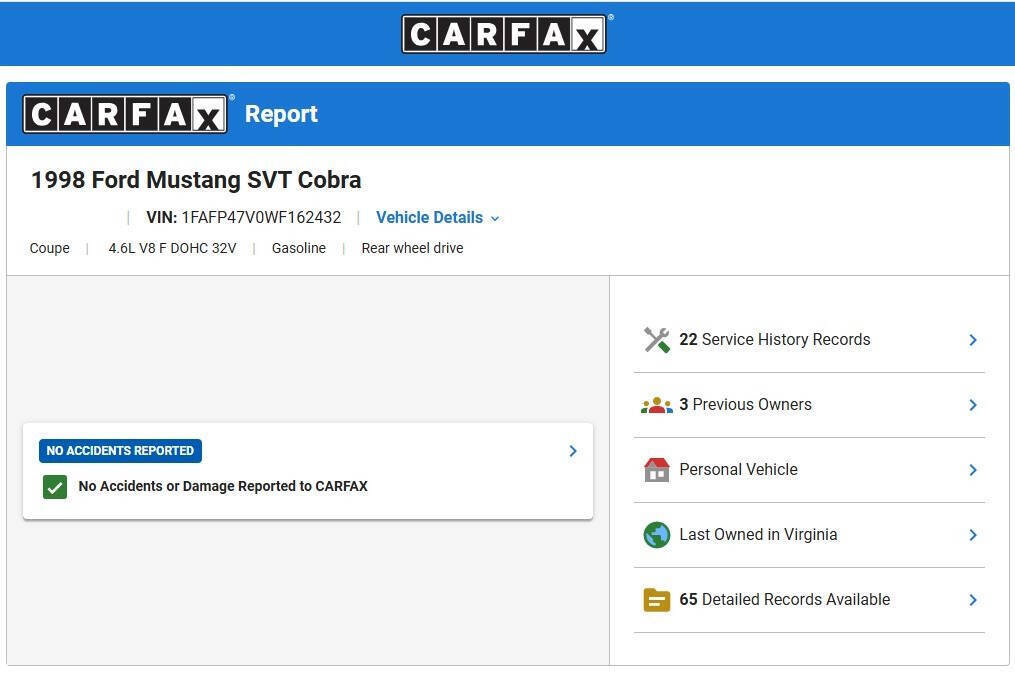 Used 1998 Ford Mustang Cobra RWD image 5