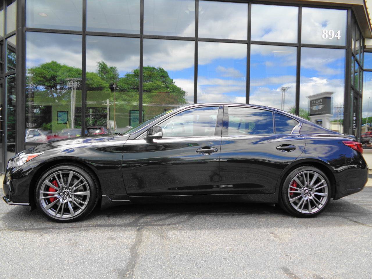 Used 2023 INFINITI Q50 Red Sport 400 w/ Black Opal Edition AWD/4WD image 8