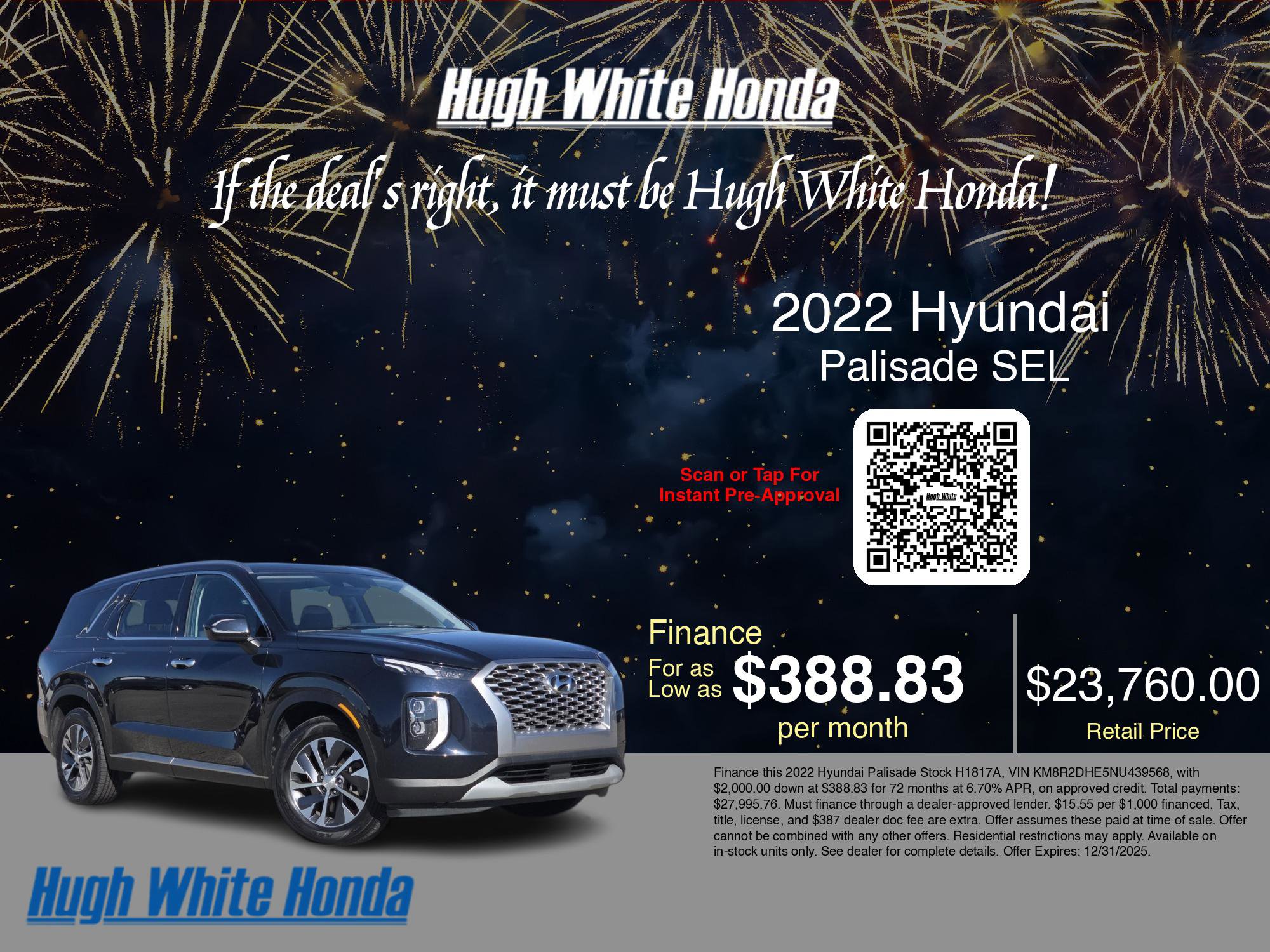 Used 2022 Hyundai Palisade SEL image 3