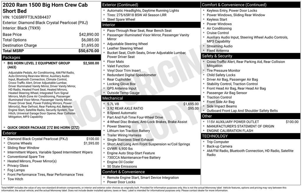 Used 2020 RAM 1500 Big Horn image 11