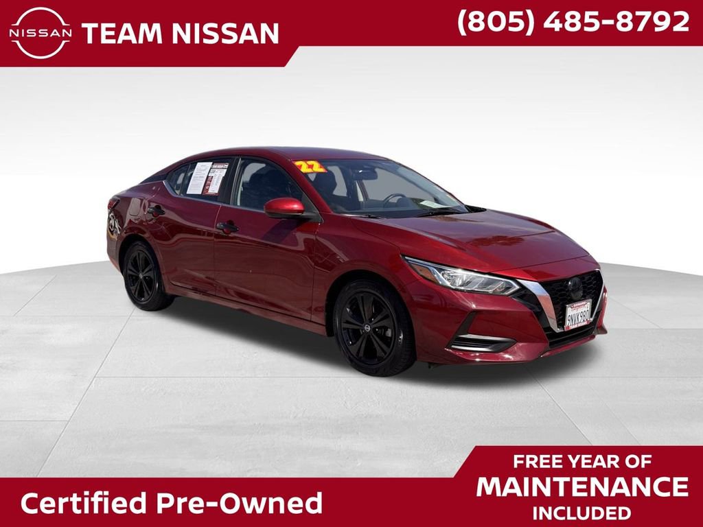 Certified 2022 Nissan Sentra SV image 1