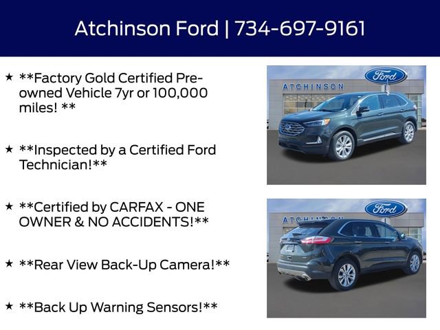 Certified 2023 Ford Edge Titanium w/ Equipment Group 301A AWD/4WD image 5