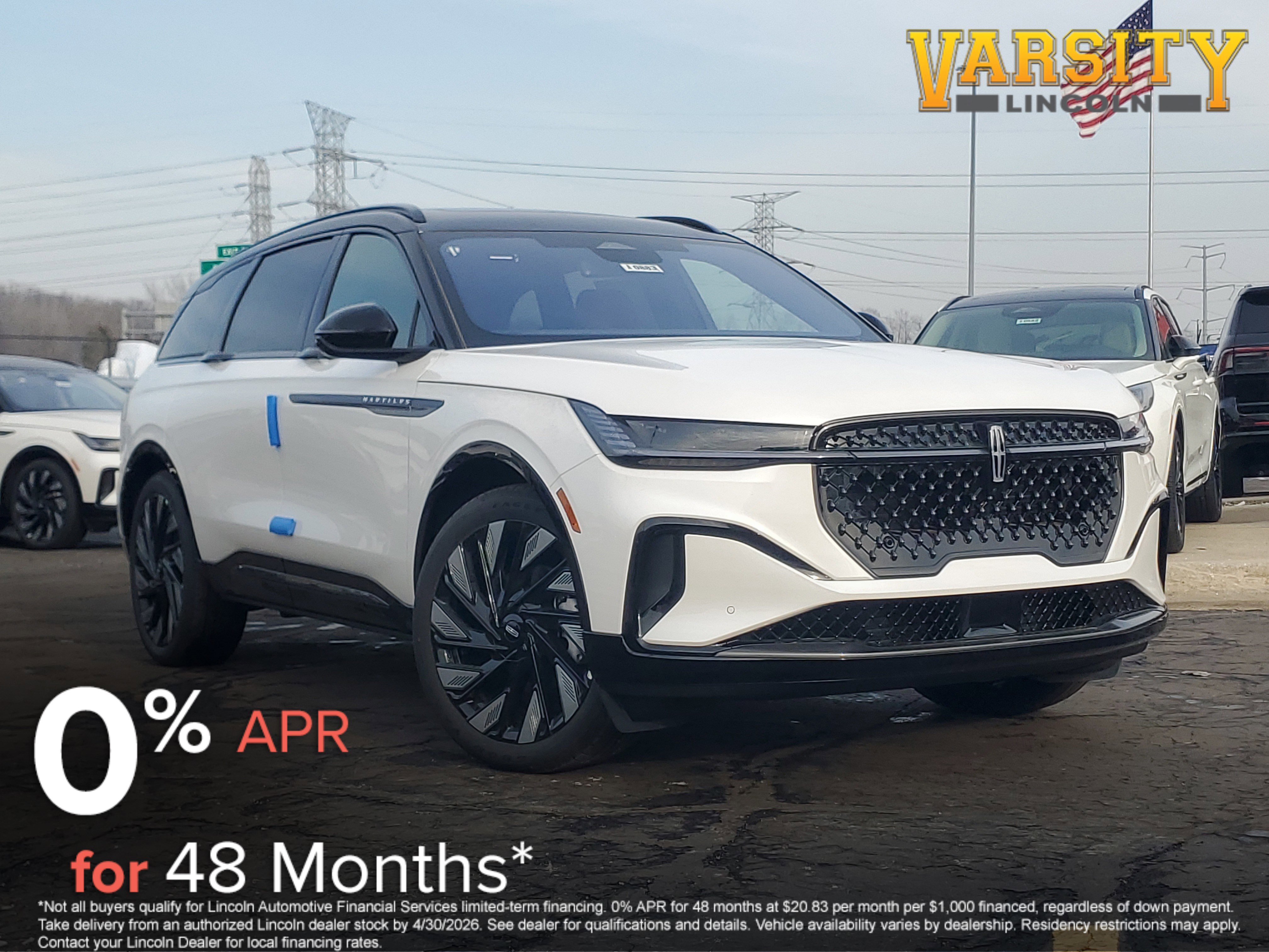 New 2026 Lincoln Nautilus Reserve w/ Jet Appearance Package image 1