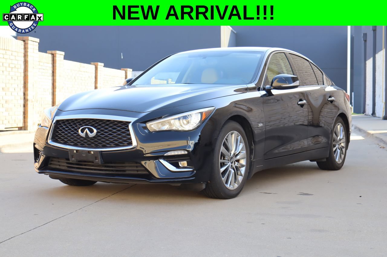 Used 2018 INFINITI Q50 Luxe w/ Essential Package (3.0T Luxe) RWD image 1