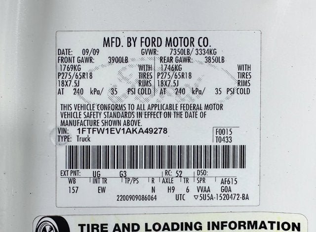Used 2010 Ford F150 Lariat AWD/4WD image 14